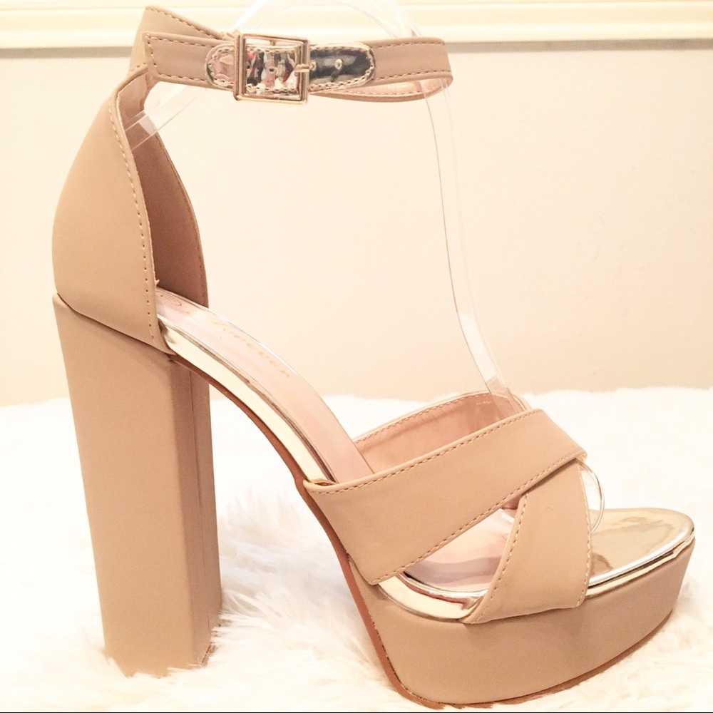 Forever Nubuck Platform Heels